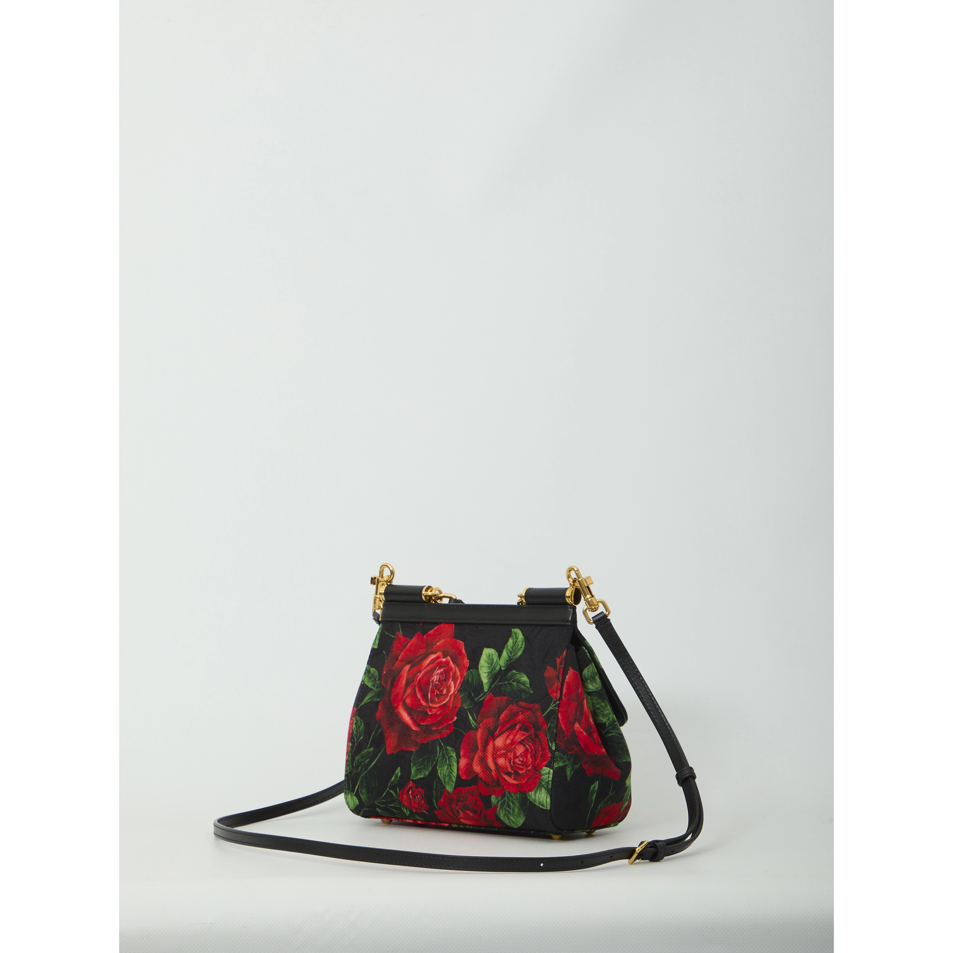 Small Sicily handbag in Red Rose