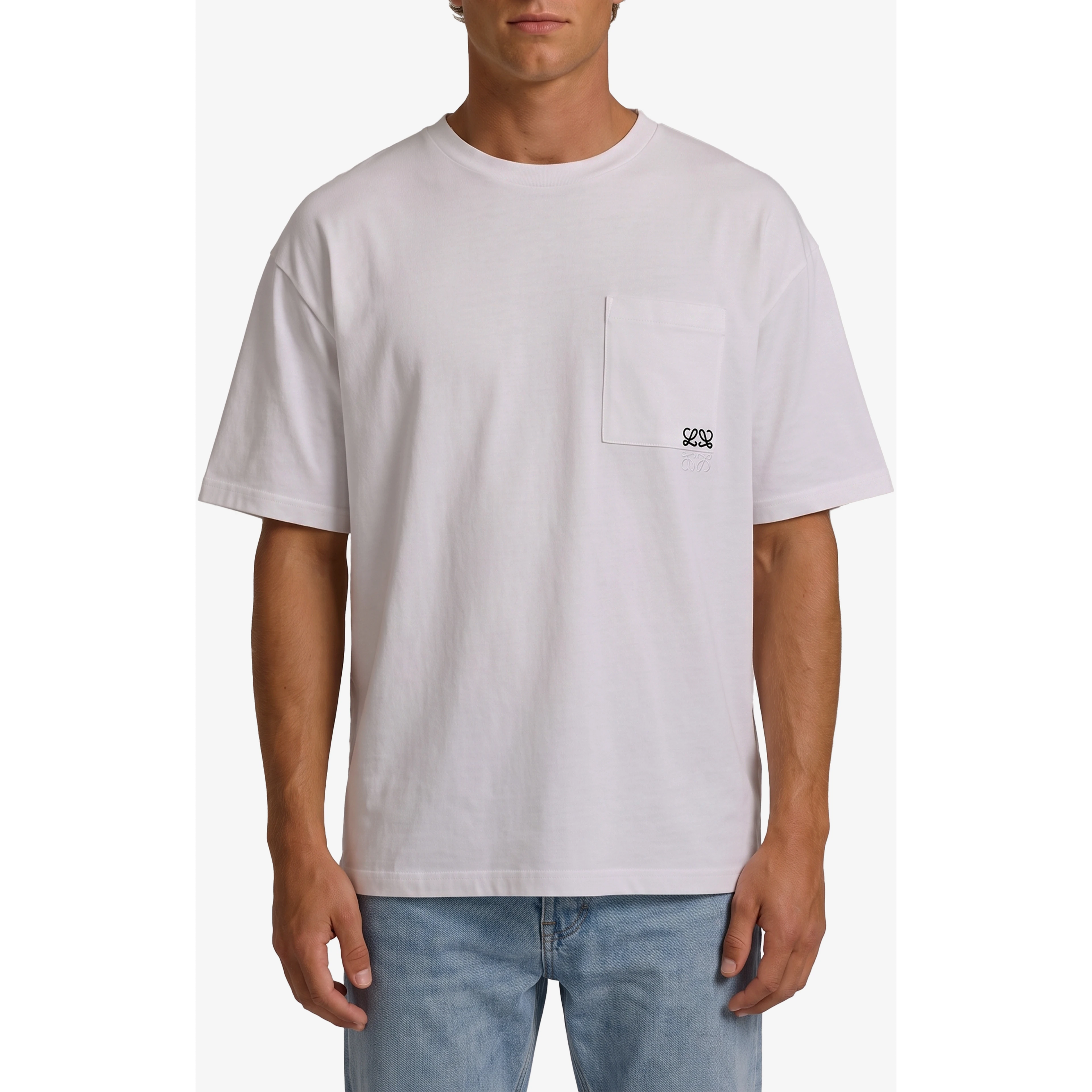 White cotton T-shirt