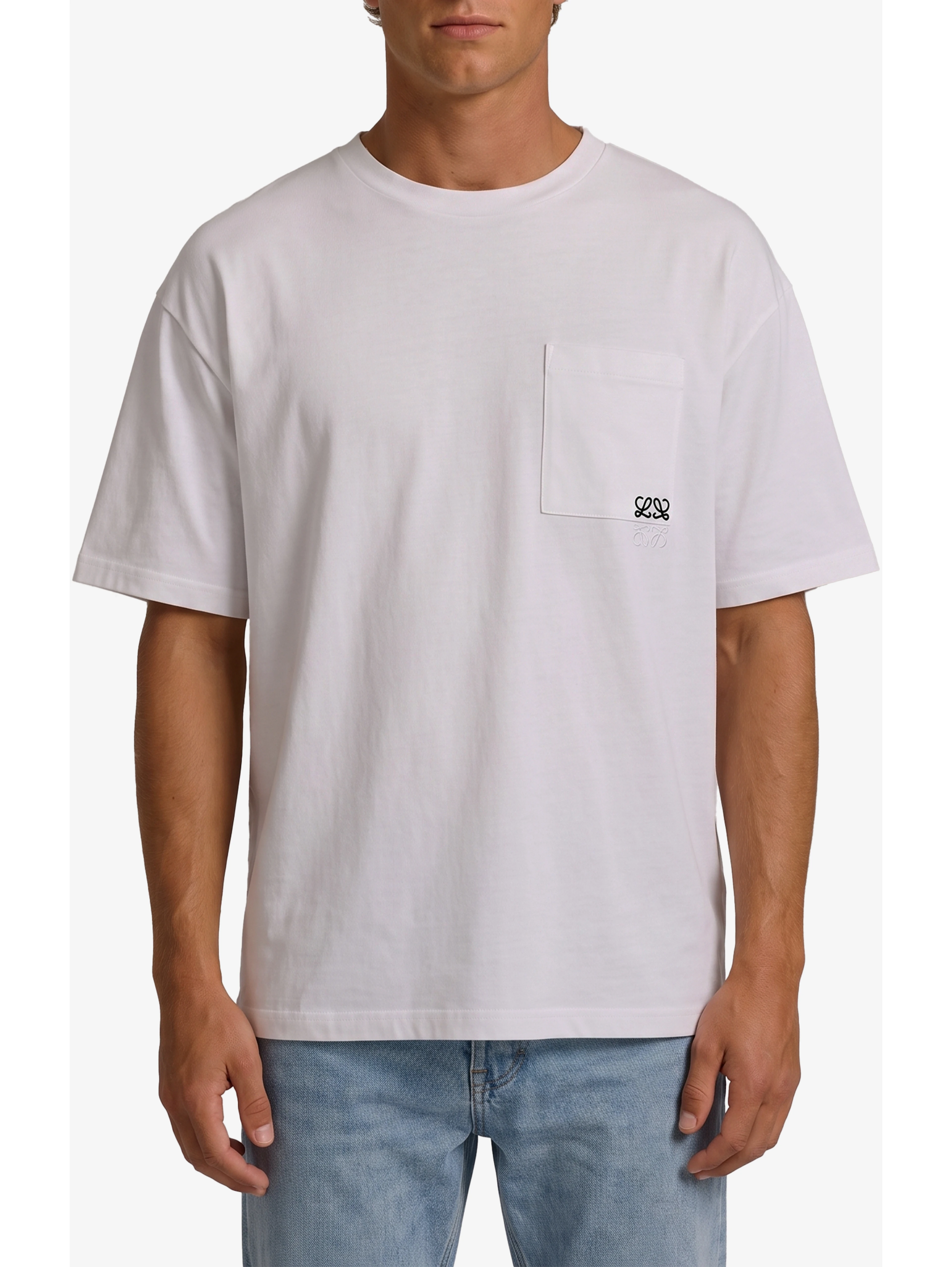 White cotton T-shirt