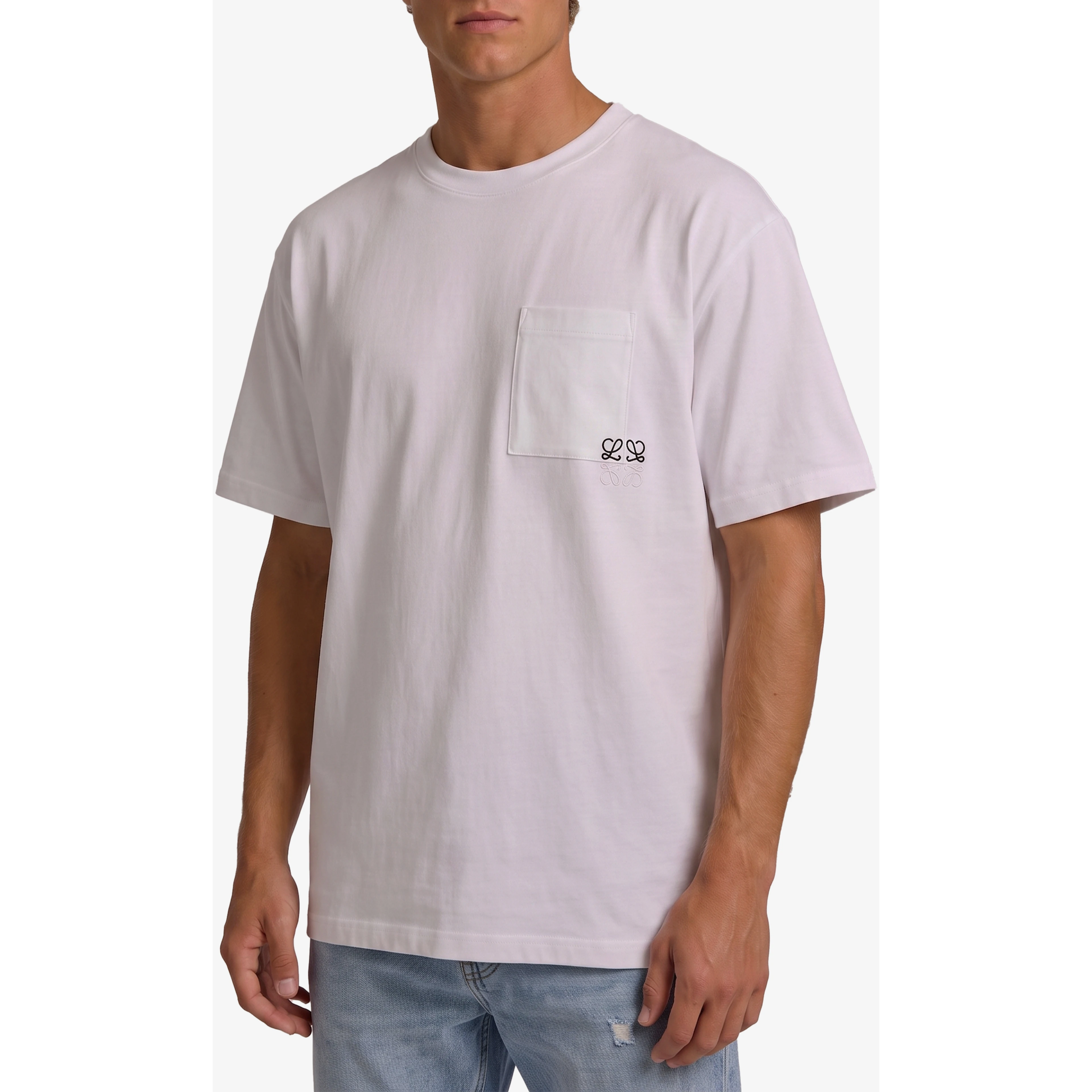 White cotton T-shirt