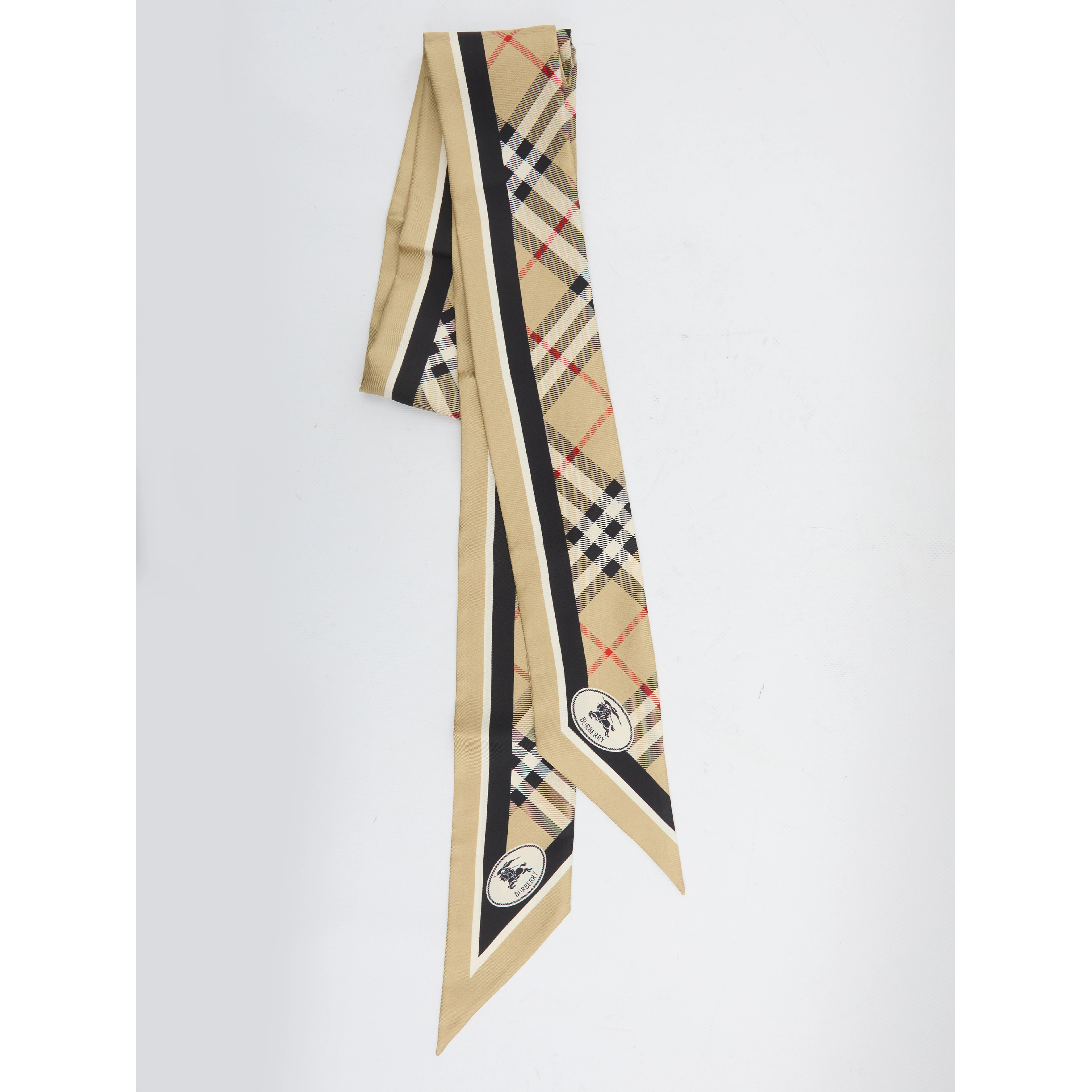 Silk twill ribbon