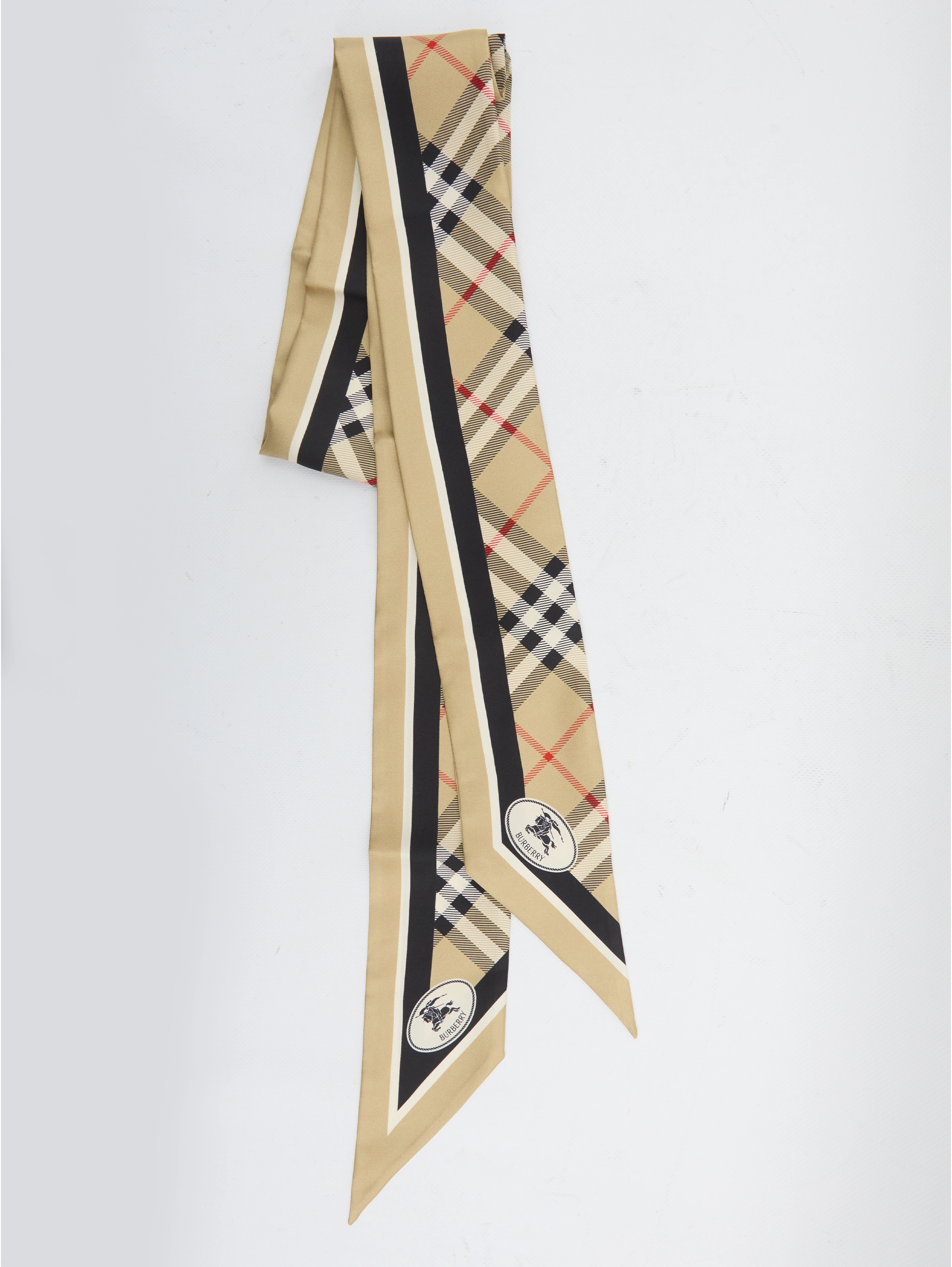 Silk twill ribbon