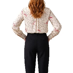 Silk Pludsepois Bubble shirt