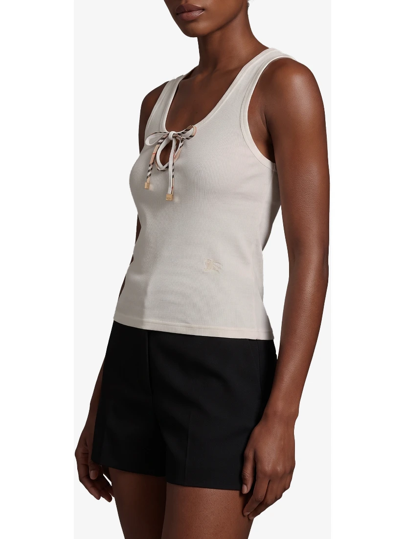 Tierra lace-up top