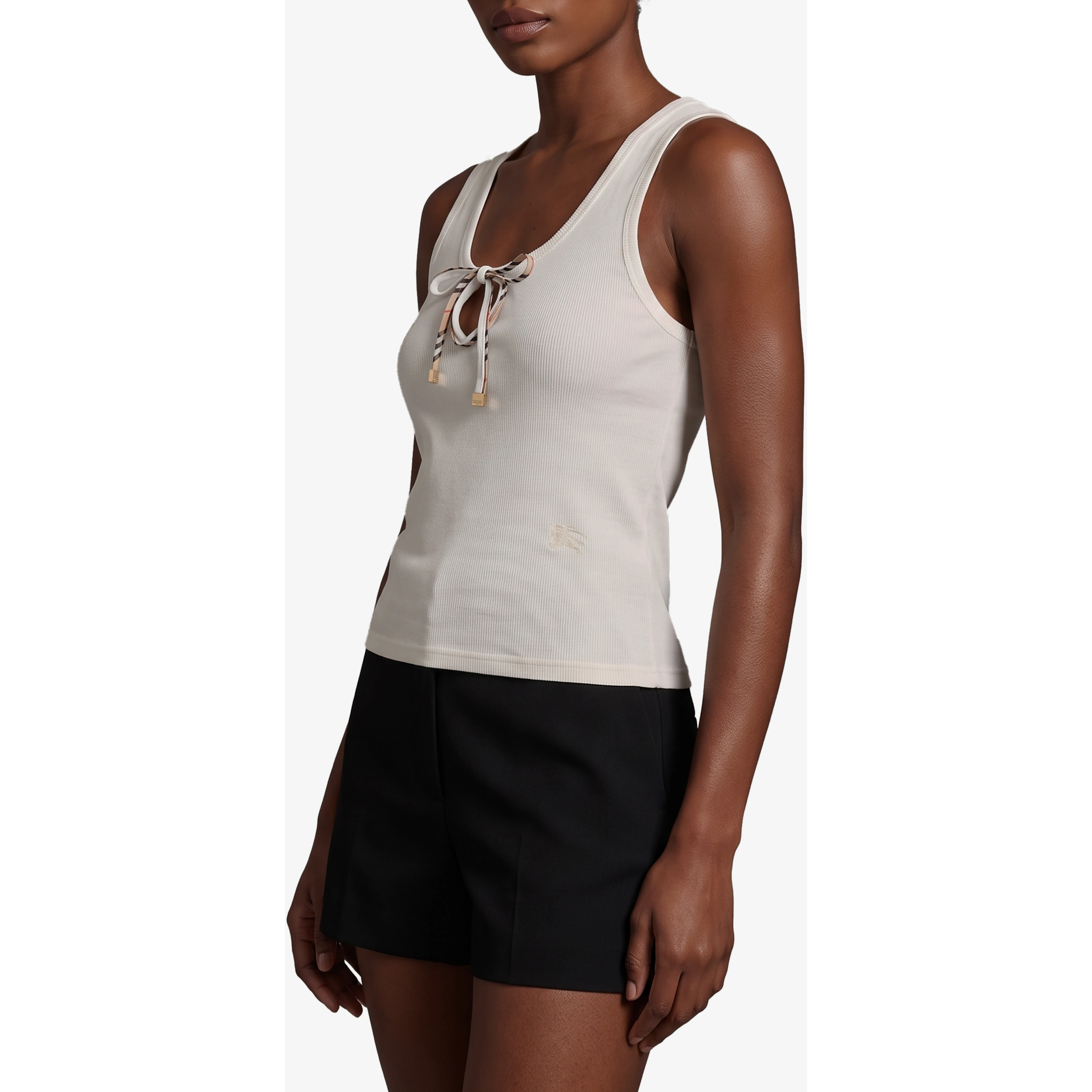 Tierra lace-up top