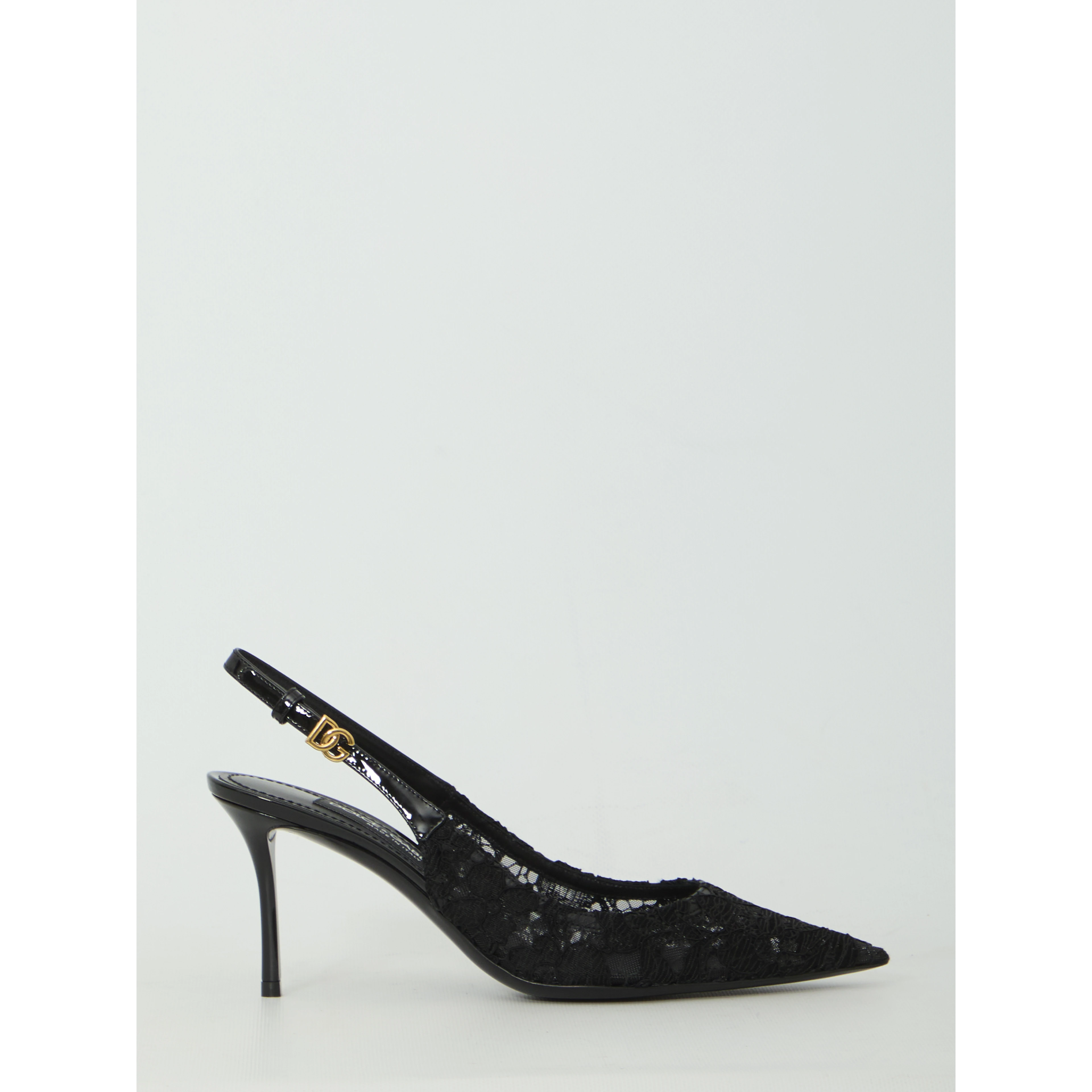 Taormina lace slingback pumps
