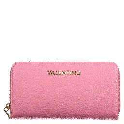 Pink Polyurethane Women's Wallet