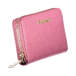 Pink Polyurethane Women's Wallet