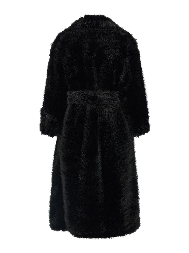 Black Polyester Coat alternative