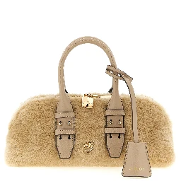 Gray Polyester Handbag