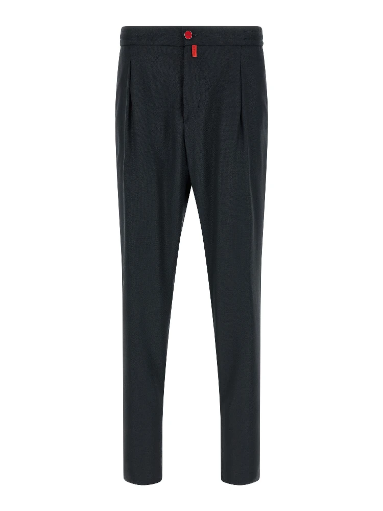 Blue Wool Pants