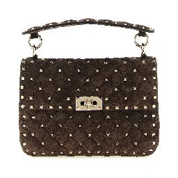 Brown Calfskin Crossbody Bag
