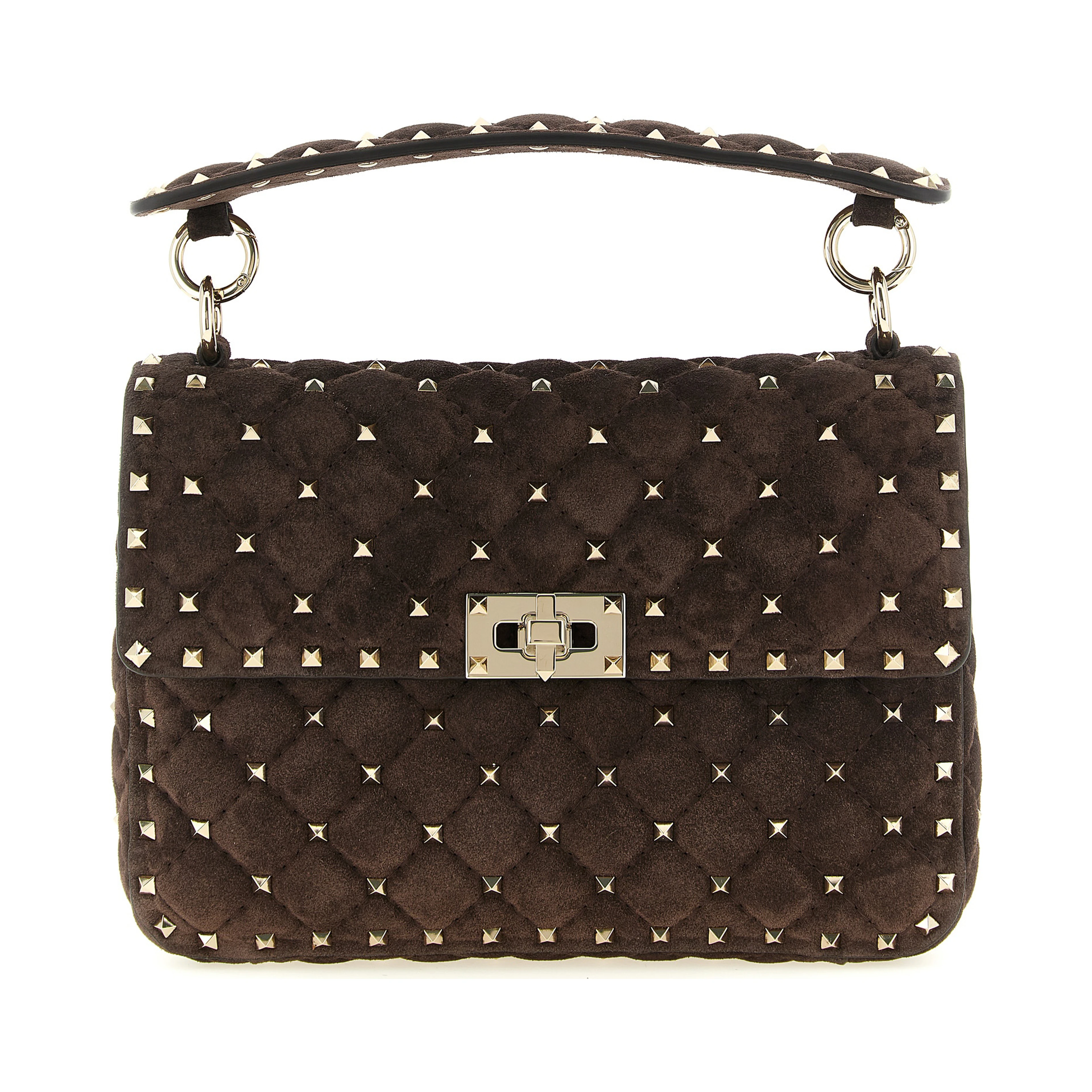 Brown Calfskin Crossbody Bag