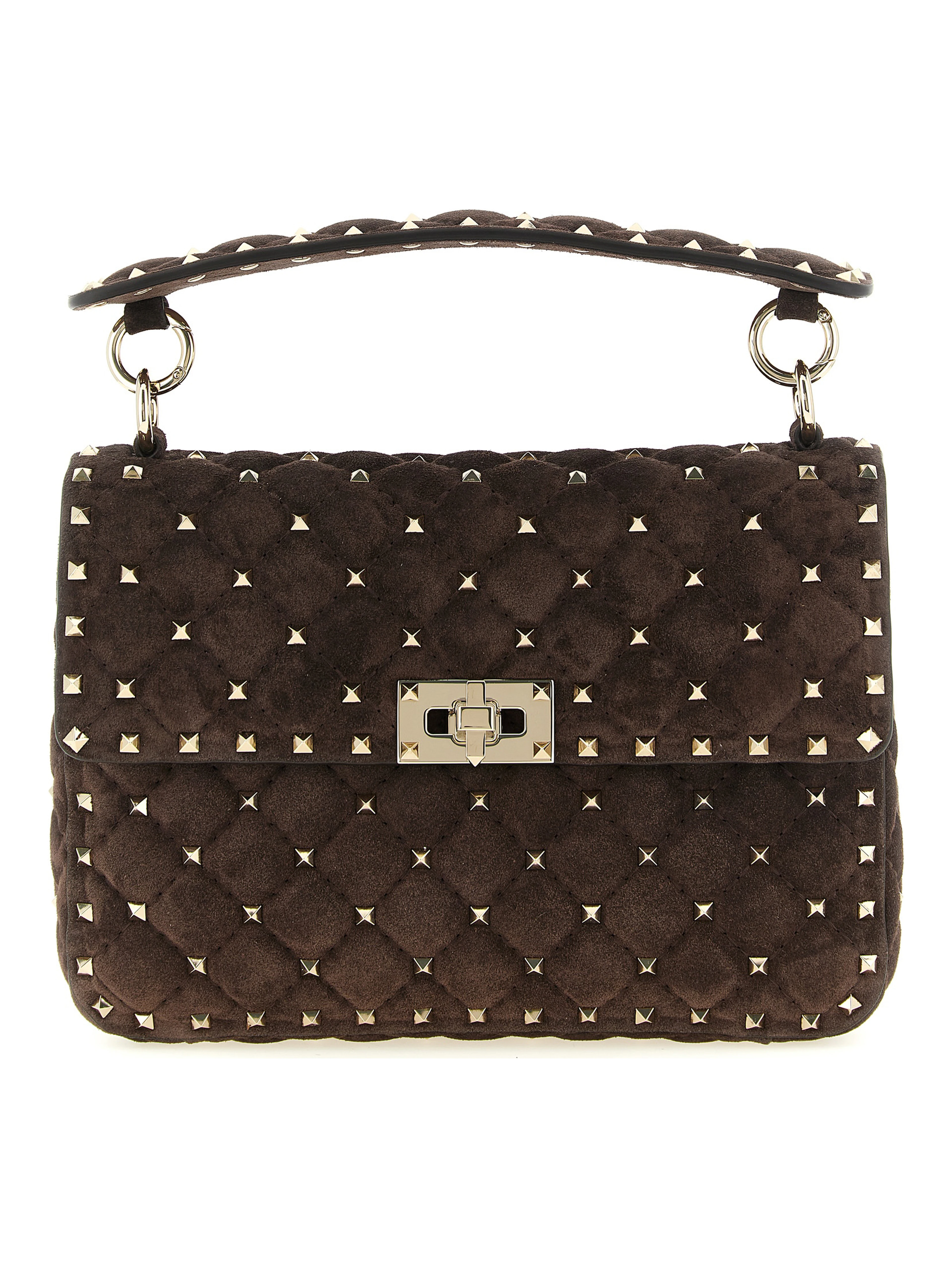 Brown Calfskin Crossbody Bag