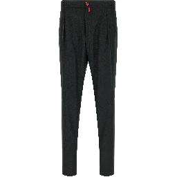 Gray Wool Casual Pants