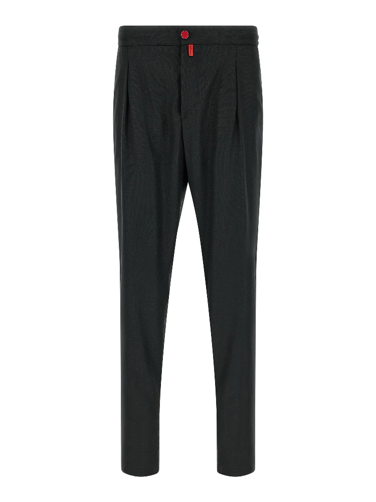 Gray Wool Casual Pants