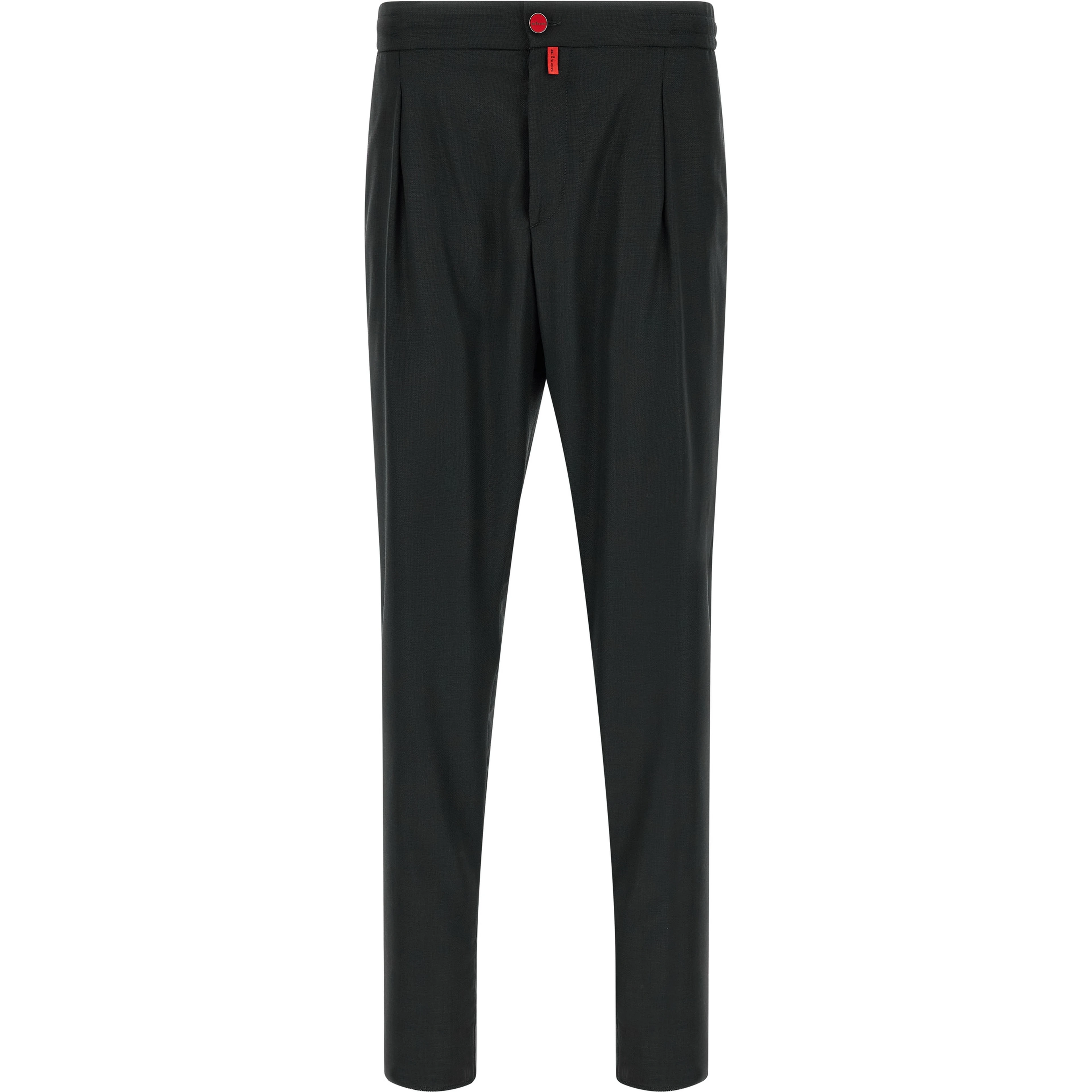Gray Wool Casual Pants