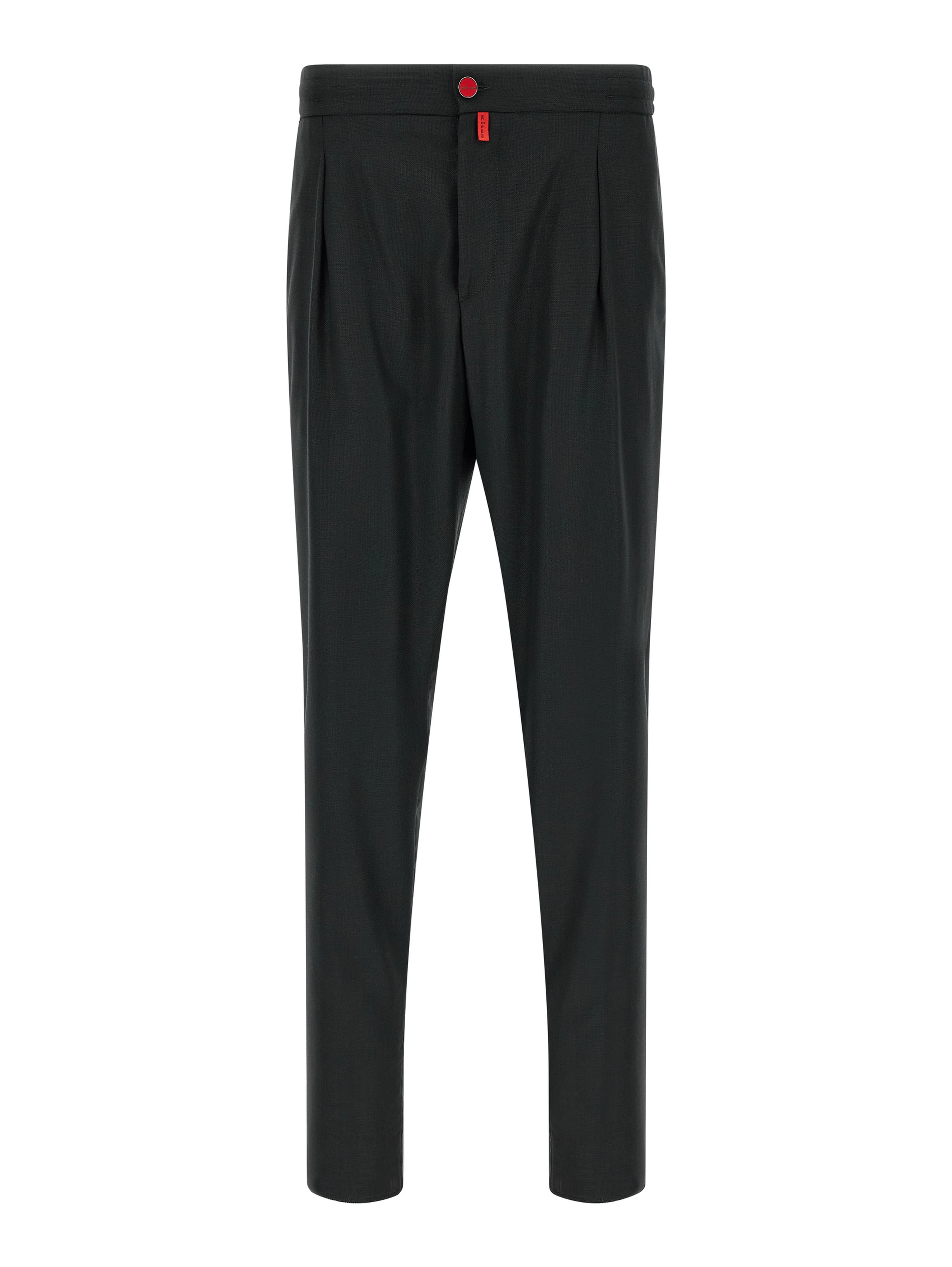Gray Wool Casual Pants
