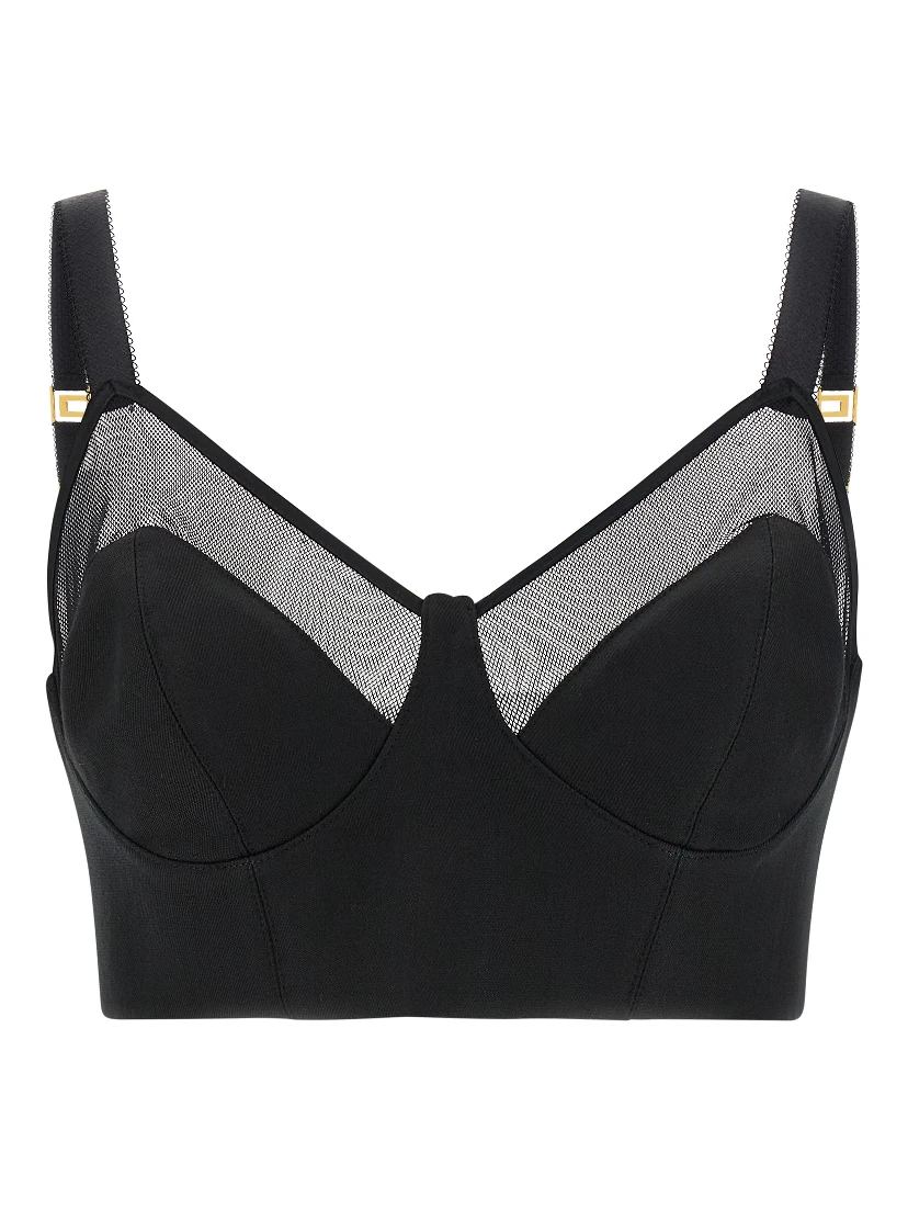 Black Virgin Wool Tank Tops