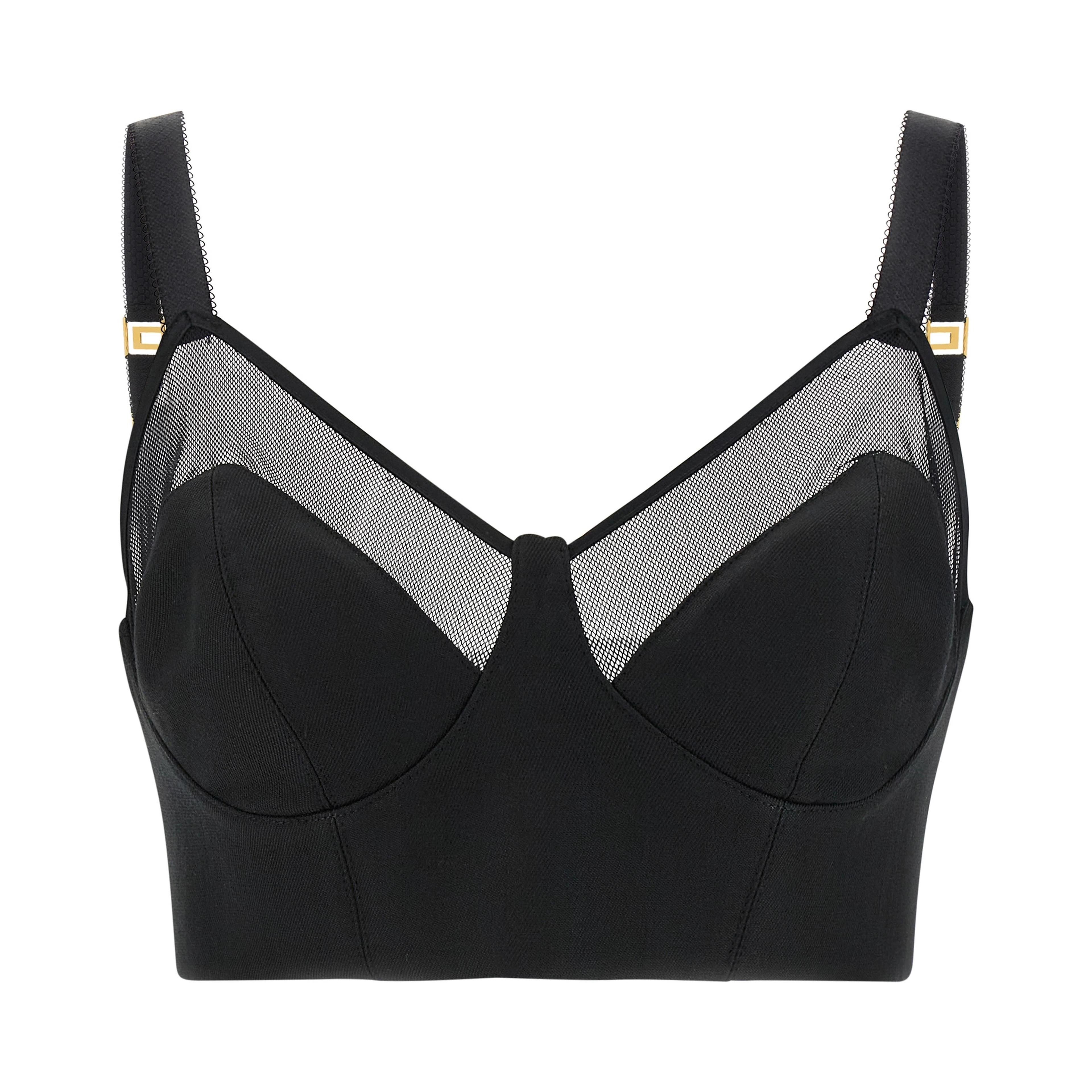 Black Virgin Wool Tank Tops