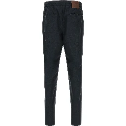 Blue Wool Pants