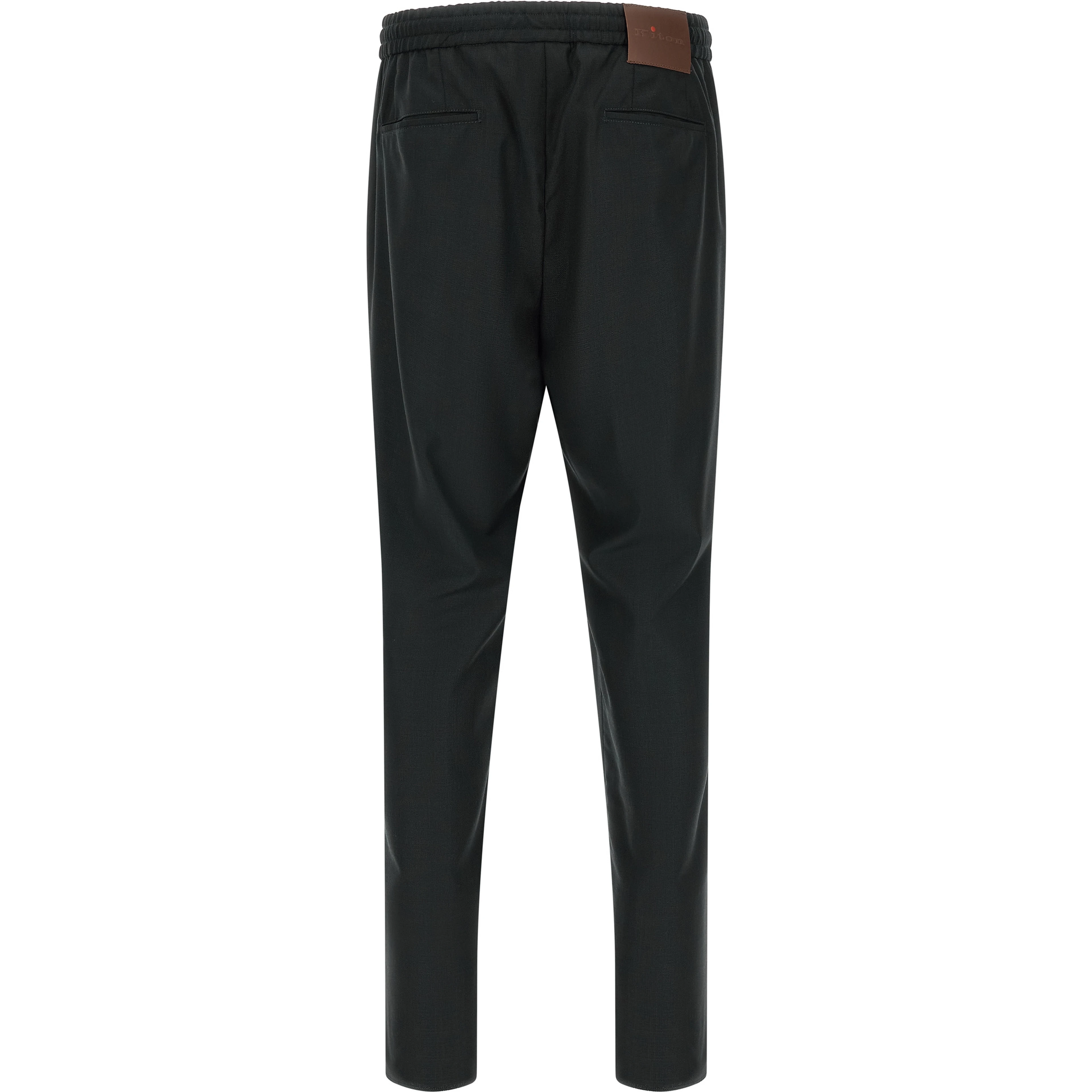 Gray Wool Casual Pants