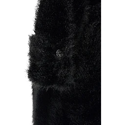 Black Polyester Coat