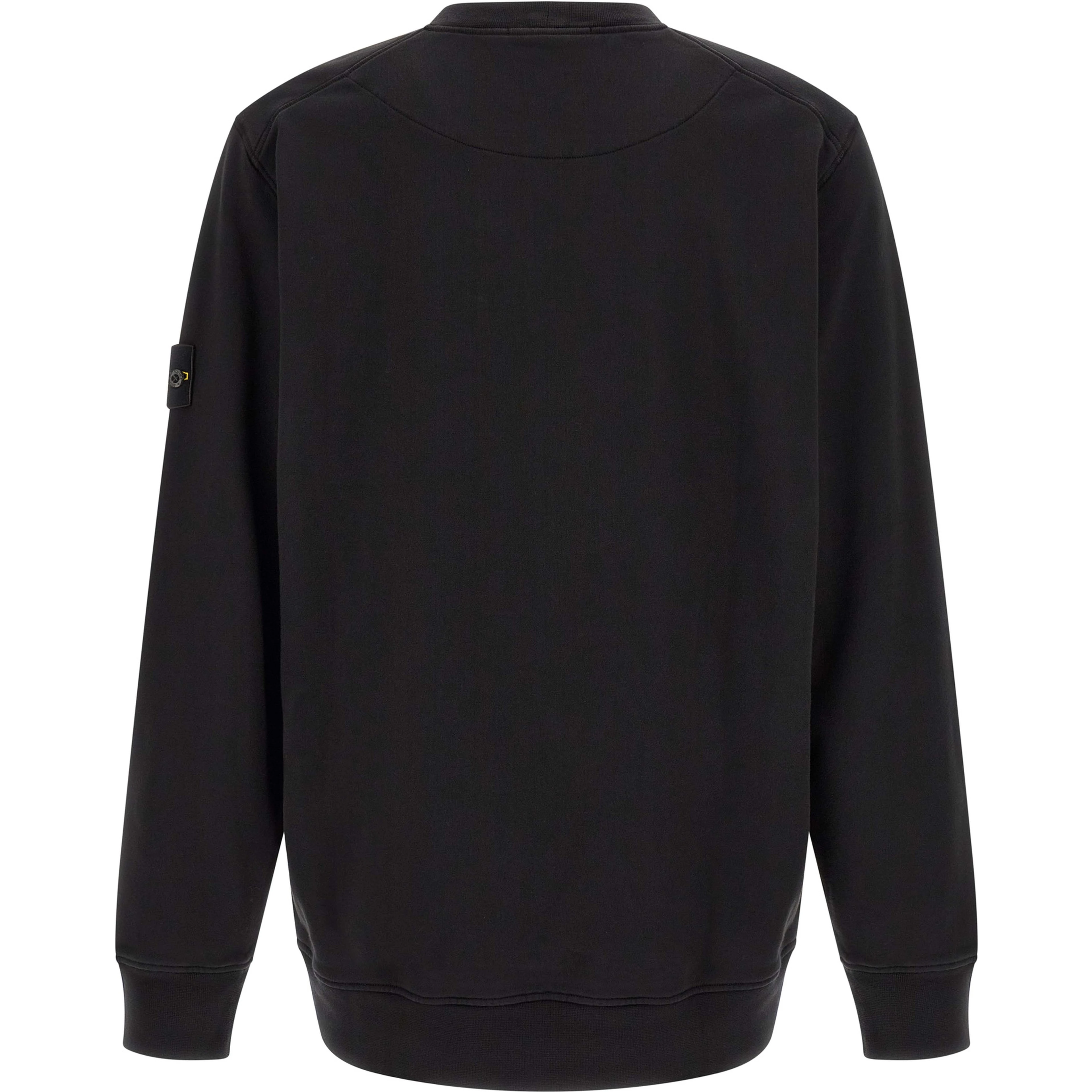 Black Cotton Sweatshirt