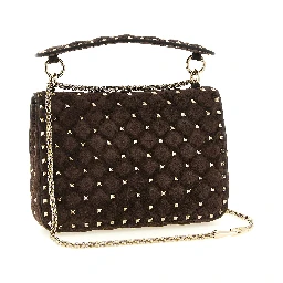 Brown Calfskin Crossbody Bag