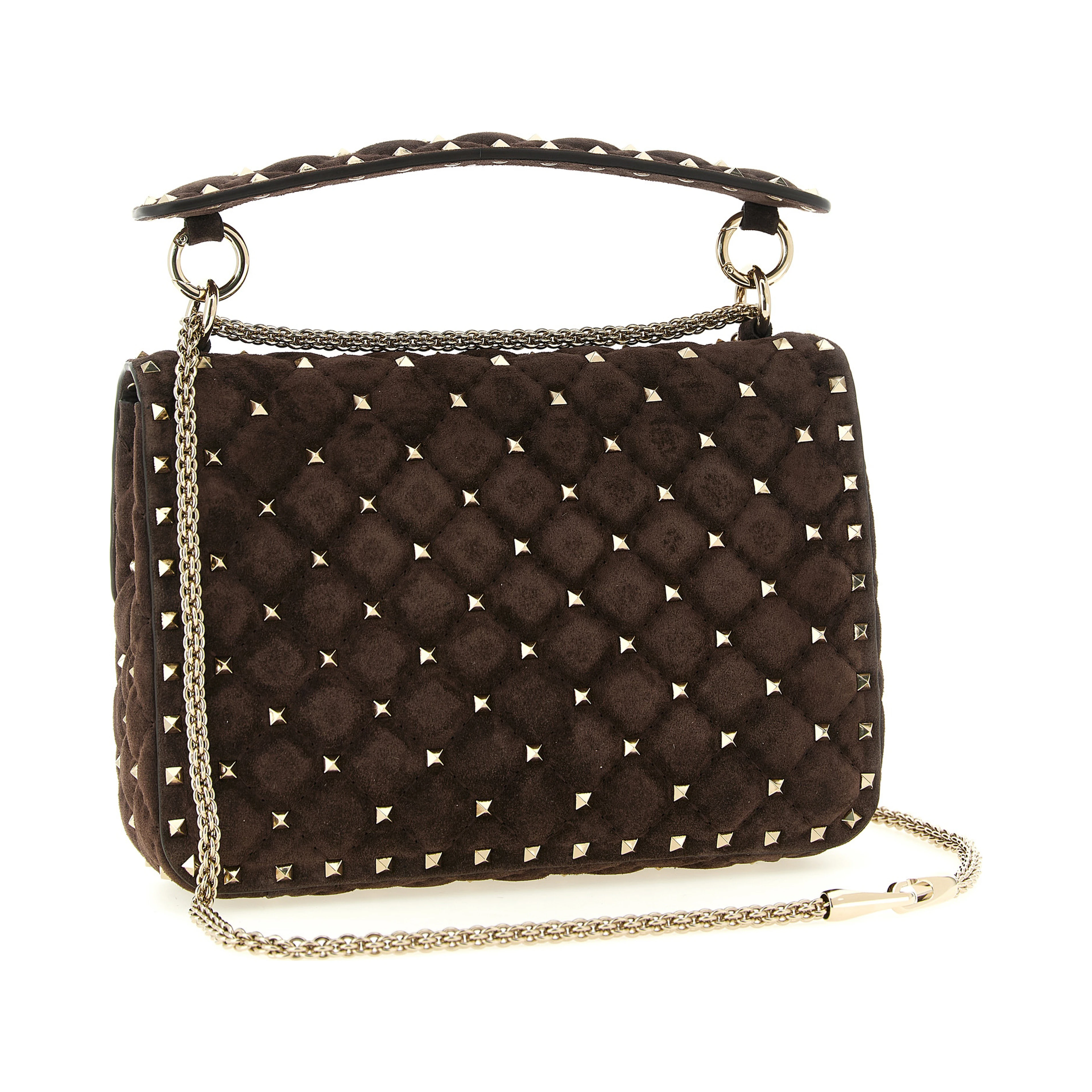 Brown Calfskin Crossbody Bag