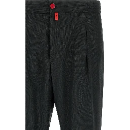 Gray Wool Casual Pants