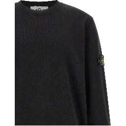 Black Cotton Sweatshirt