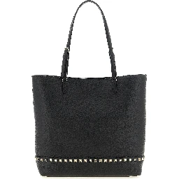 Black Calfskin Shoulder Bag