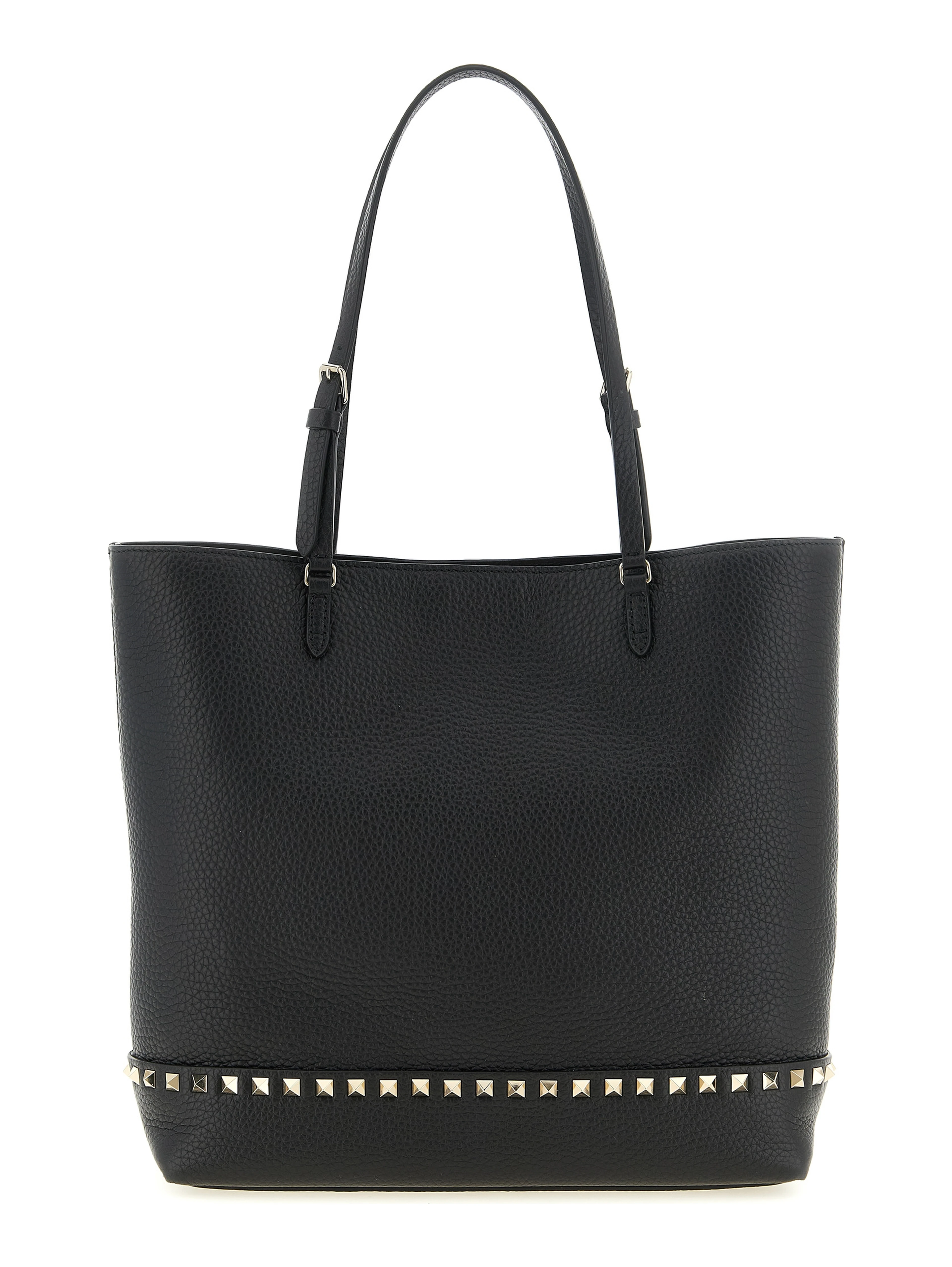 Black Calfskin Shoulder Bag