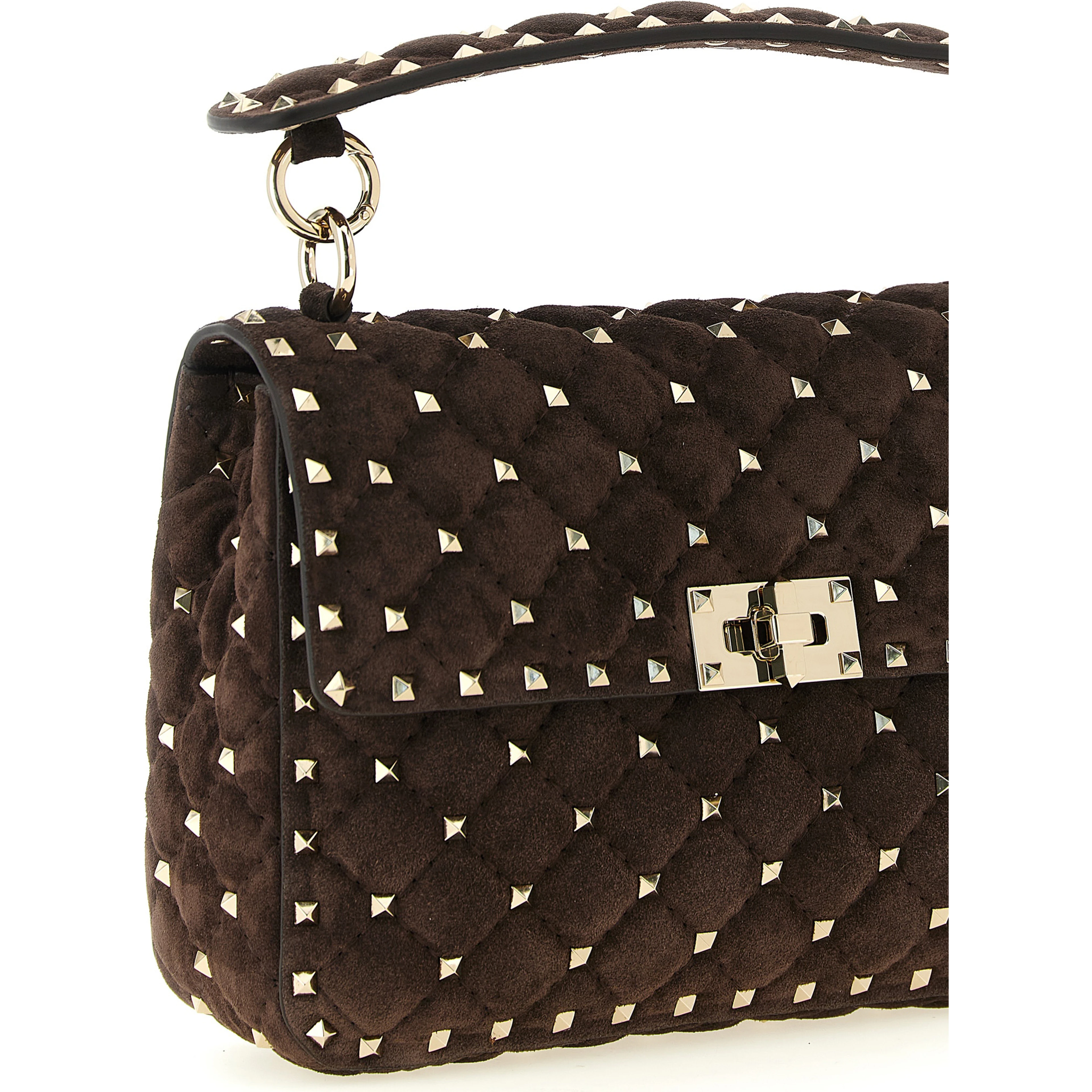 Brown Calfskin Crossbody Bag