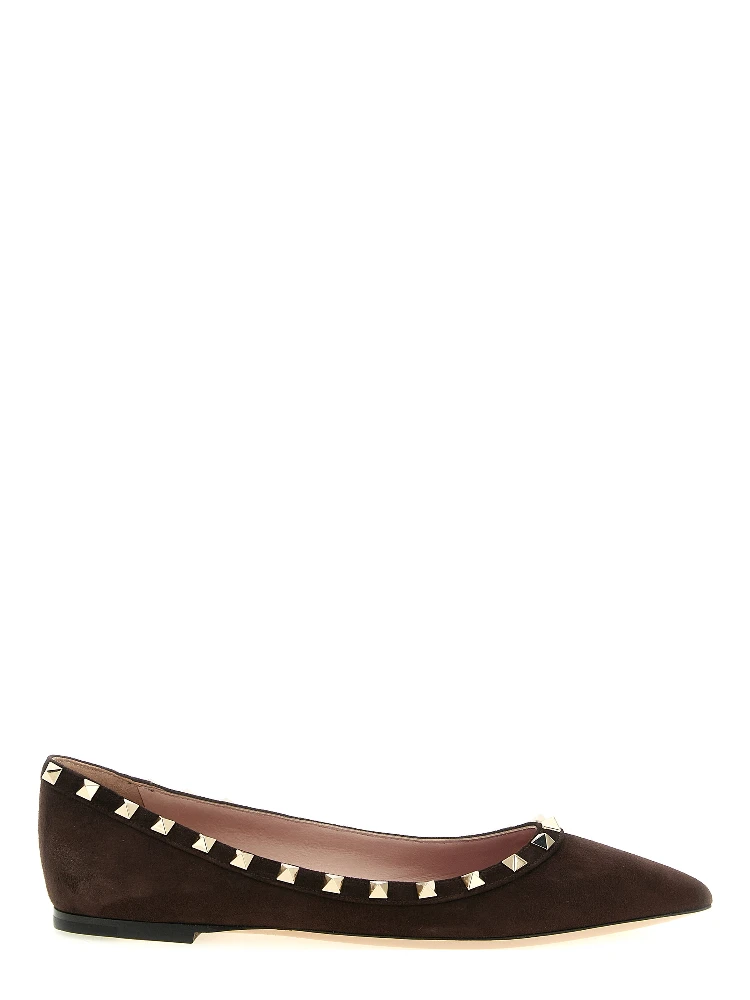 Brown Calfskin Ballet Flats
