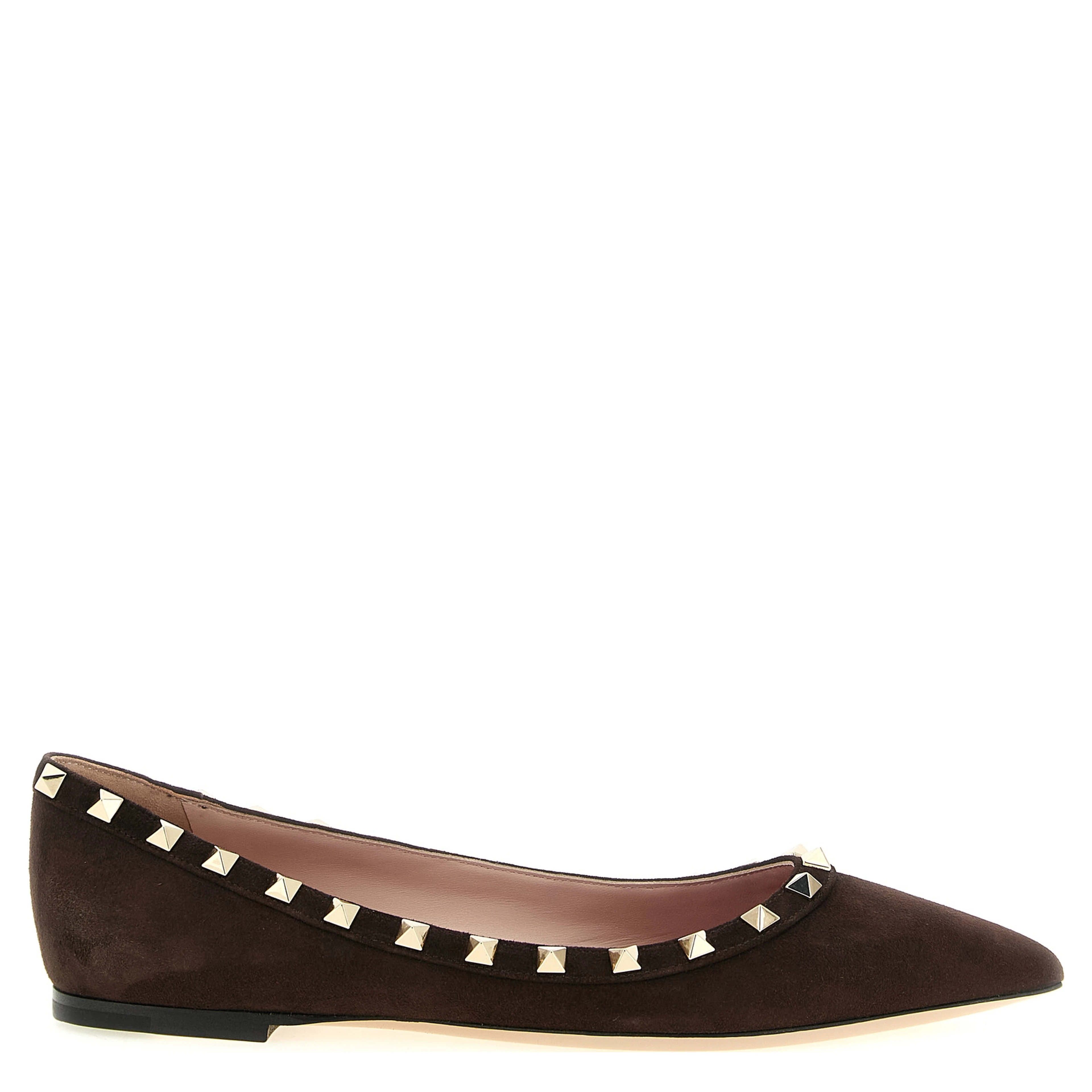 Brown Calfskin Ballet Flats
