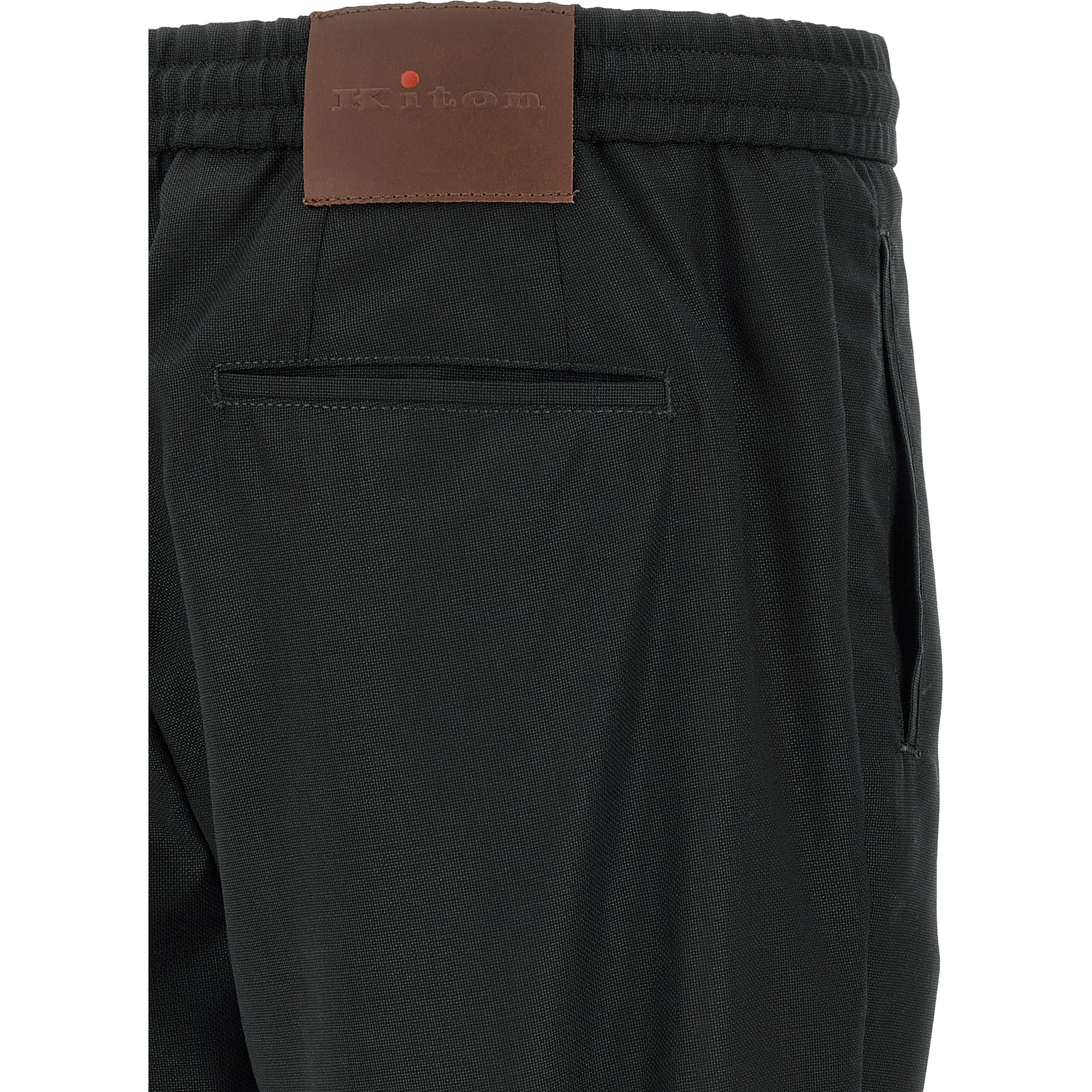 Gray Wool Casual Pants