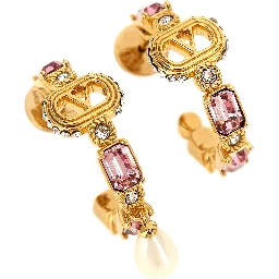 Gold Brass Earrings