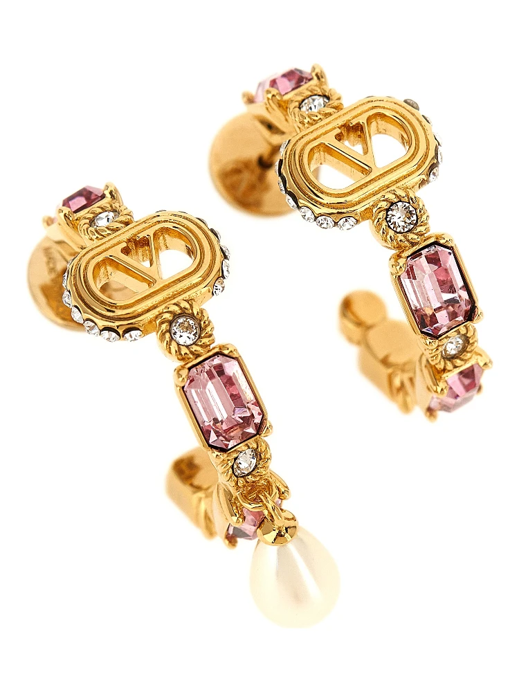 Gold Brass Earrings
