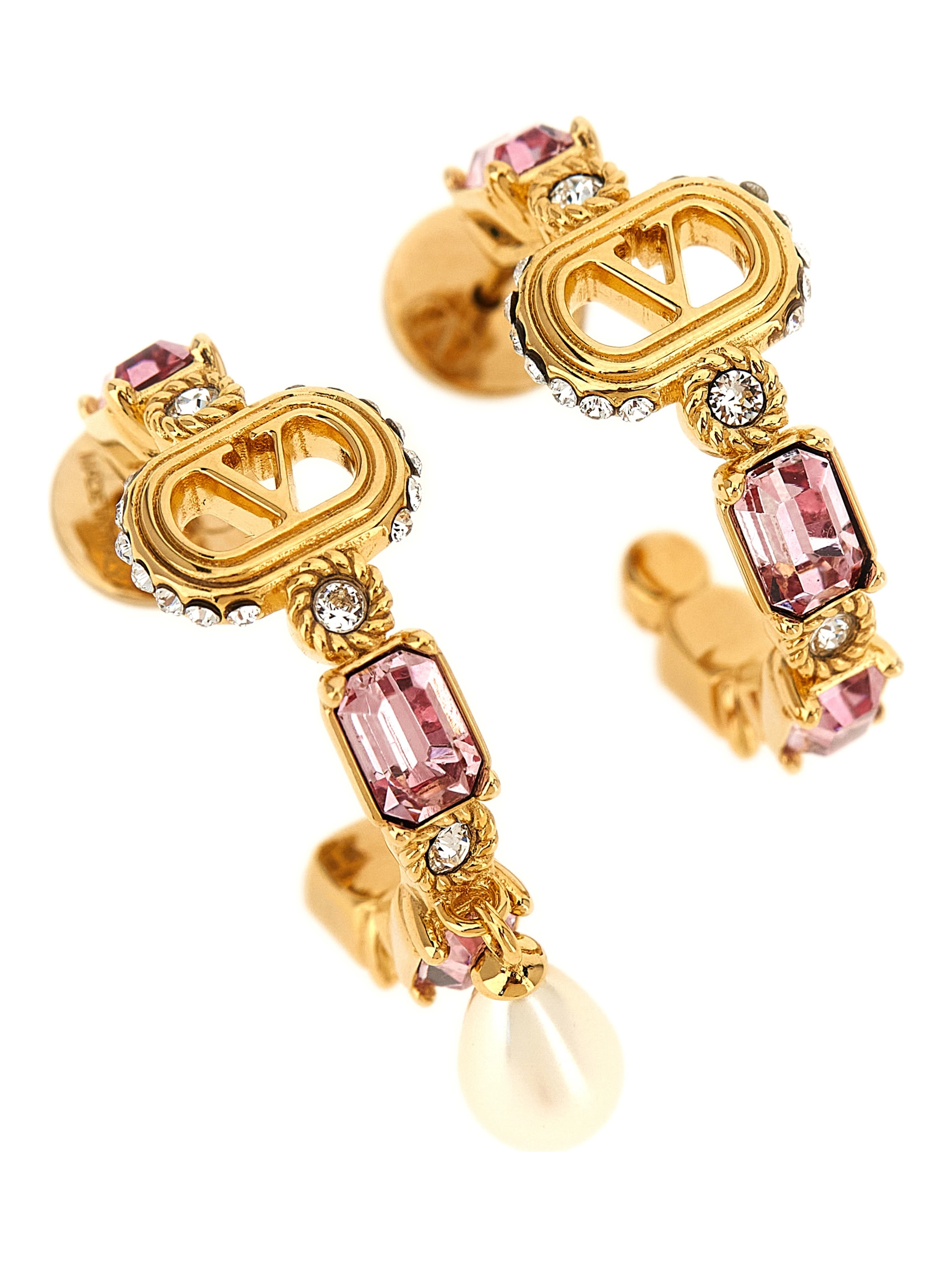 Gold Brass Earrings