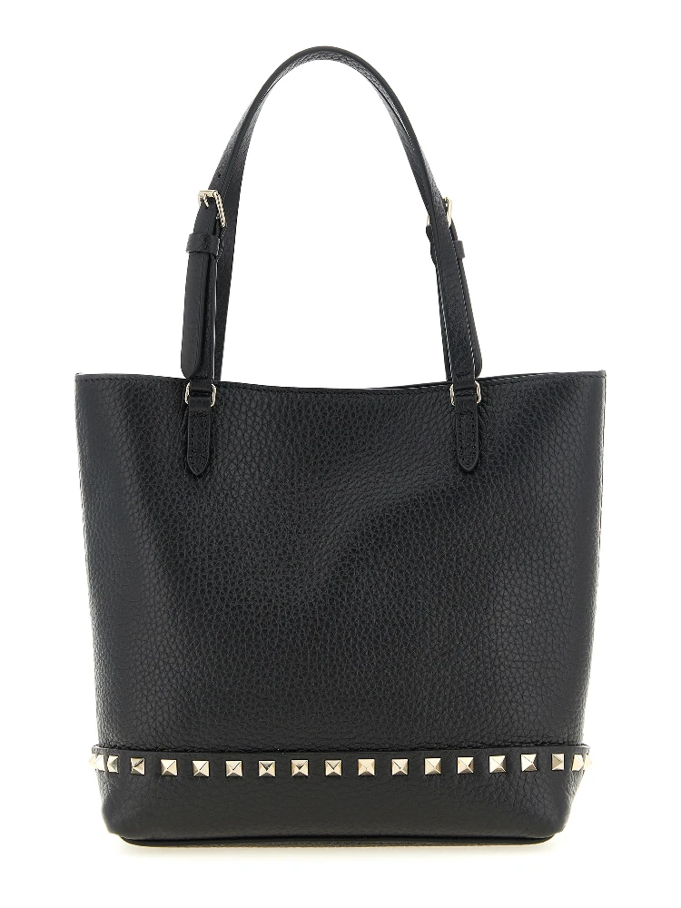 Black Calfskin Shoulder Bag