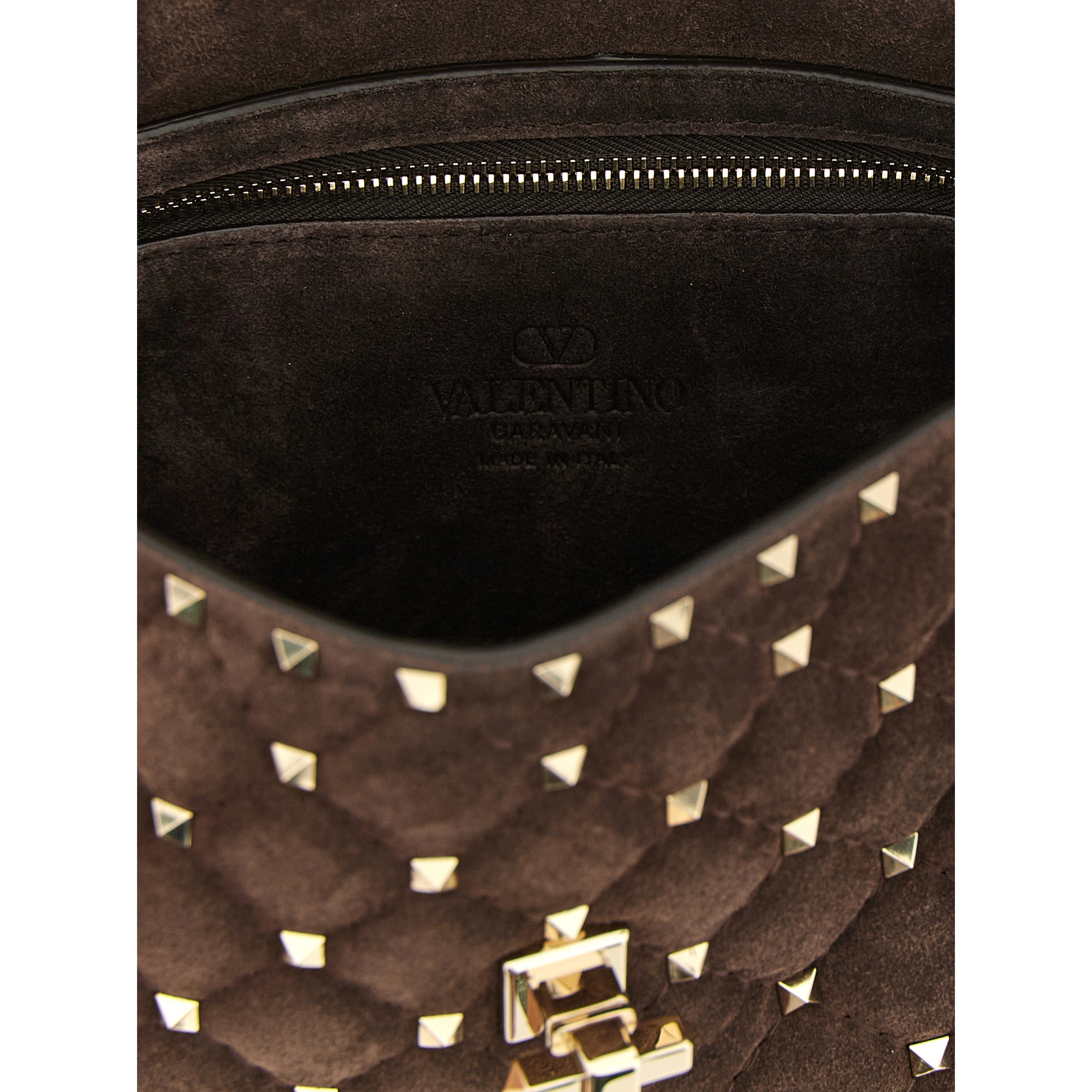 Brown Calfskin Crossbody Bag