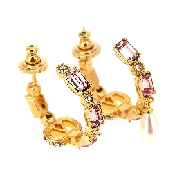 Gold Brass Earrings