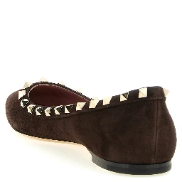 Brown Calfskin Ballet Flats
