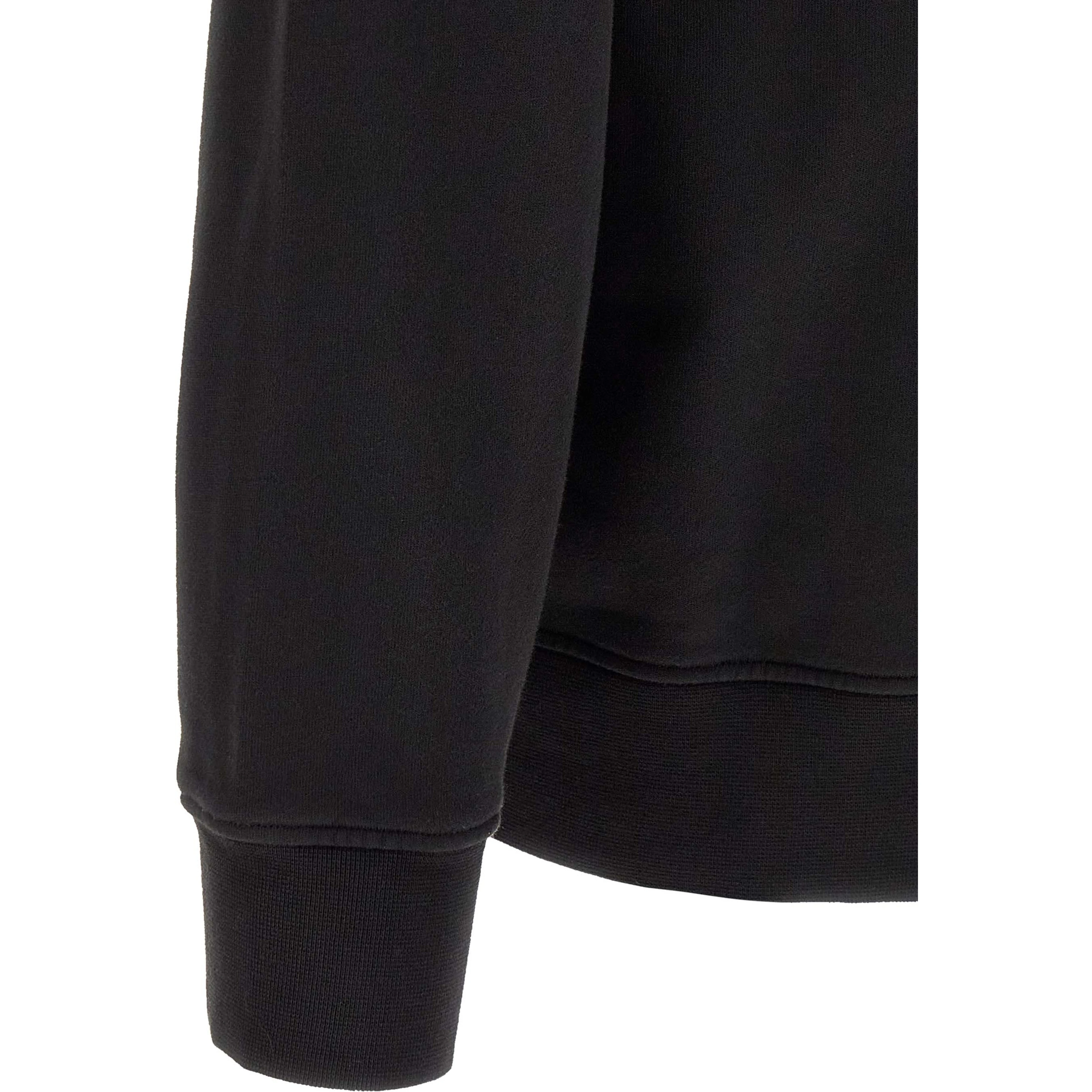 Black Cotton Sweatshirt