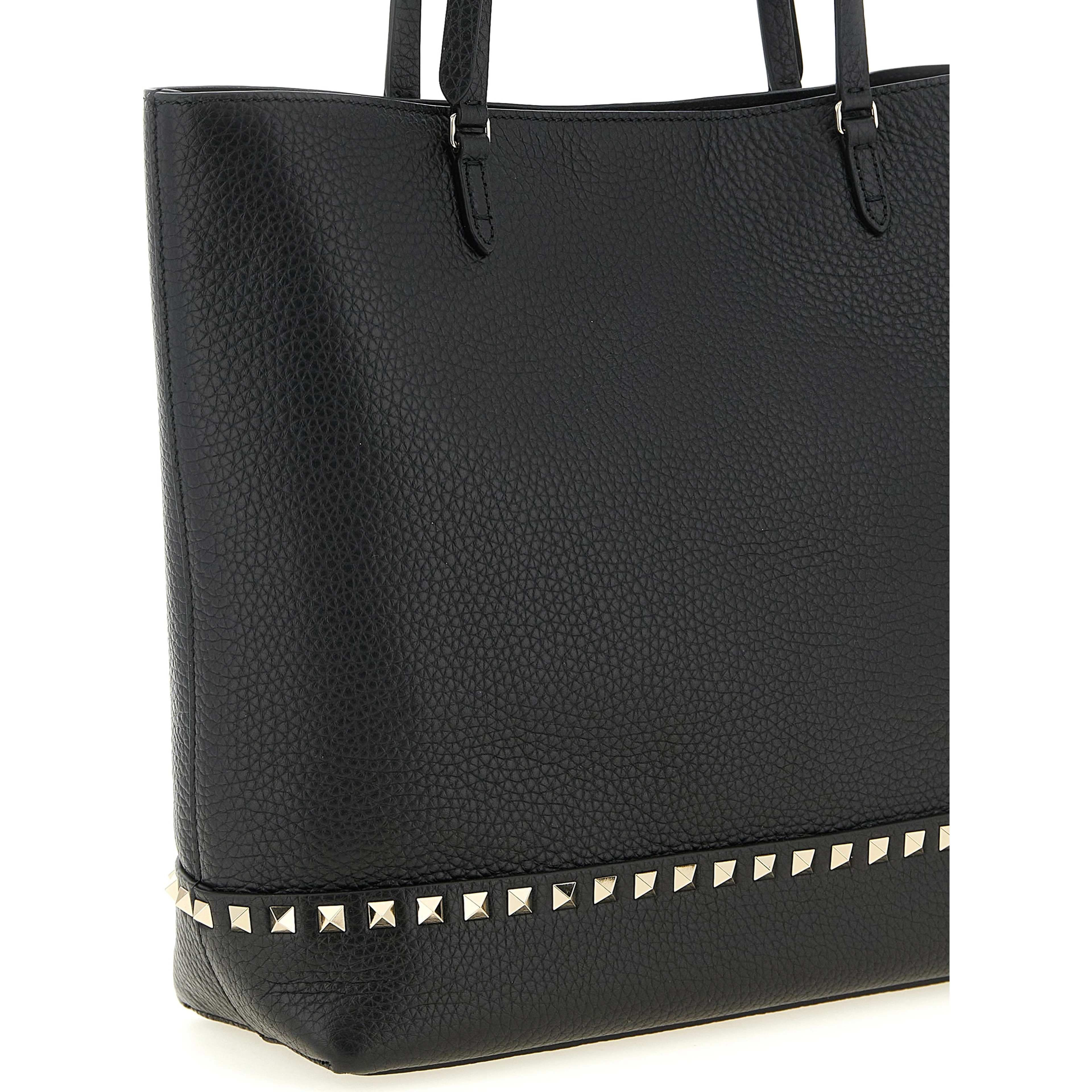 Black Calfskin Shoulder Bag