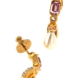 Gold Brass Earrings