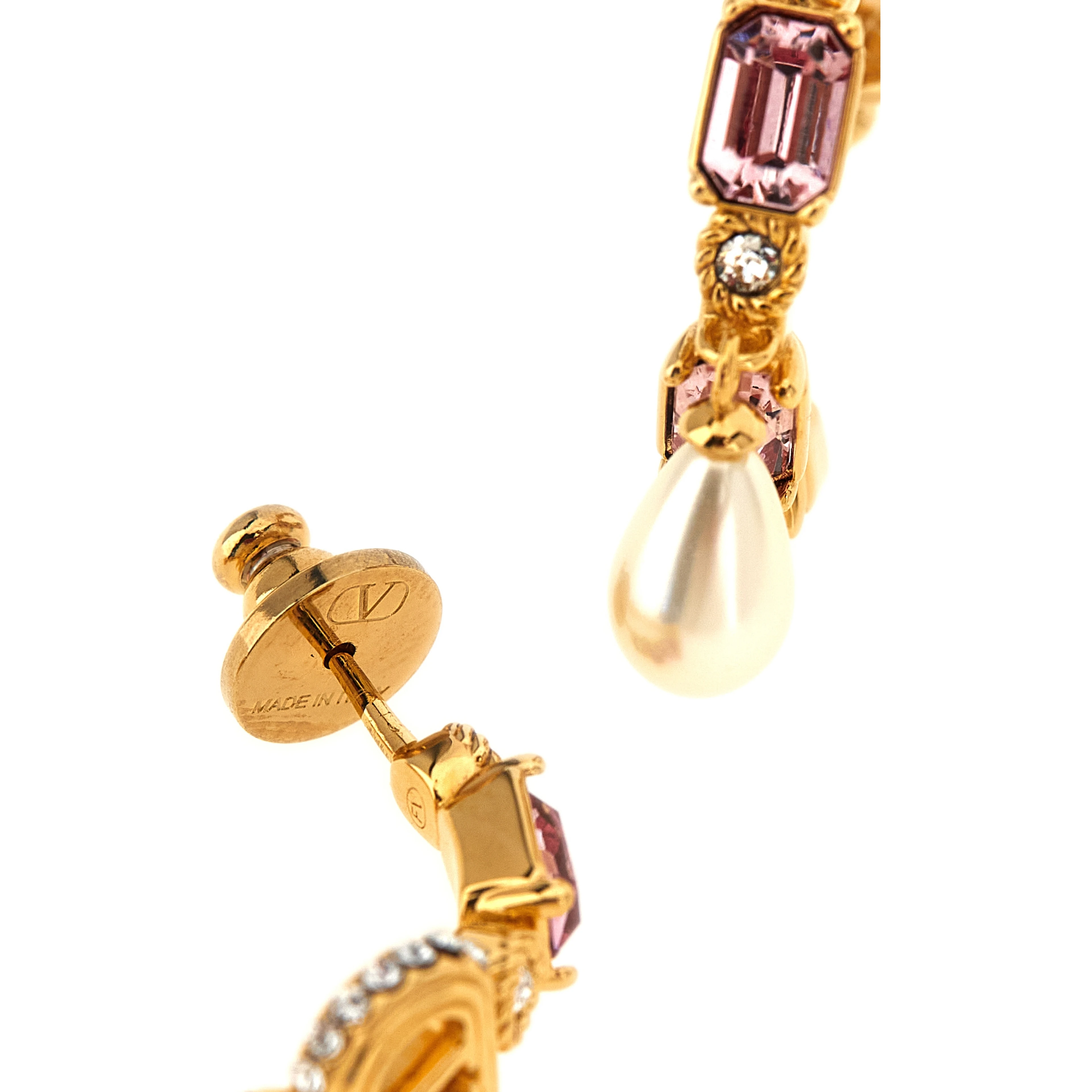 Gold Brass Earrings