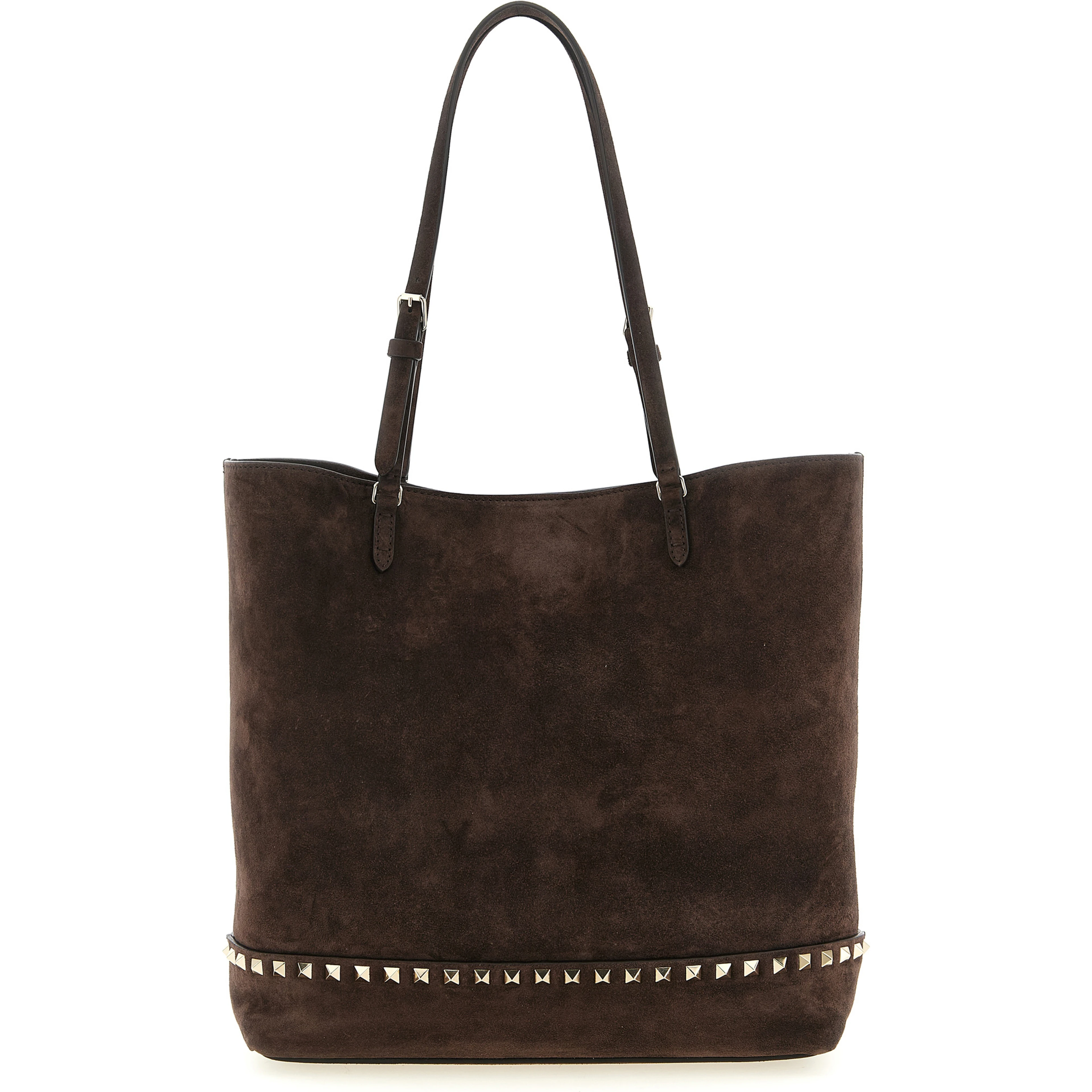 Brown Calfskin Shoulder Bag
